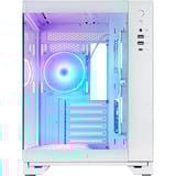 Chieftec GM-30W-TG-OP computeretui Terning Hvid, Towerkabinet Hvid, Terning, PC, Hvid, ATX, micro ATX, Mini-ITX, Spil, Flere