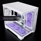 Chieftec GM-30W-TG-OP computeretui Terning Hvid, Towerkabinet Hvid, Terning, PC, Hvid, ATX, micro ATX, Mini-ITX, Spil, Flere