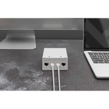 Digitus Cat.6a Keystone-modul, afskærmet, Keystone modul Sølv