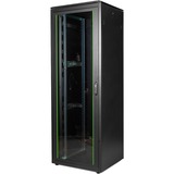 Digitus DN-19 47U-8/8-B-1 stativ Fritstående reol Sort, IT kabinet Sort, Fritstående reol, 47U, 800 kg, Justerbare fødder, 143 kg, Sort
