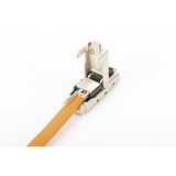 Digitus DN-93631 kabelsamler RJ-45 Rustfrit stål, Stik Sølv/Sort, RJ-45, Rustfrit stål, Cat6, 1 A, 78 g, 12,5 mm