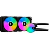 Fractal Design Lumen S24 v2 RGB 240mm, Vandkøling Sort/Hvid