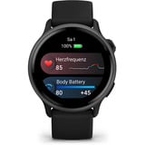 Garmin vívoactive 6 42mm black, SmartWatch Sort/grå