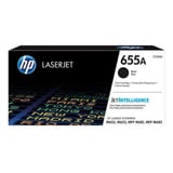 HP Original 655A LaserJet-tonerpatron, sort sort, 12500 Sider, Sort, 1 stk