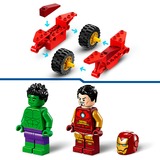 LEGO Iron Man med motorcykel og Hulk, Bygge legetøj Byggesæt, 4 År, Plast, 68 stk, 159 g