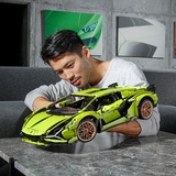 LEGO Technic Lamborghini Sián FKP 37, Bygge legetøj lysegrøn, Byggesæt, 8 År, Plast, 457 stk, 6,12 kg