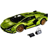 LEGO Technic Lamborghini Sián FKP 37, Bygge legetøj lysegrøn, Byggesæt, 8 År, Plast, 457 stk, 6,12 kg