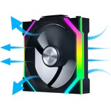 Lian Li UNI FAN SL120 Wireless, Sag fan Sort