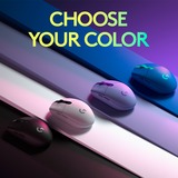 Logitech G305 mus Højre hånd RF trådløs + Bluetooth Optisk 12000 dpi, Gaming mus Lilla, Højre hånd, Optisk, RF trådløs + Bluetooth, 12000 dpi, 1 ms, Violet