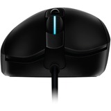 Logitech G403 Hero mus Højre hånd USB Type-A Optisk 25600 dpi, Gaming mus Sort, Højre hånd, Optisk, USB Type-A, 25600 dpi, 1 ms, Sort