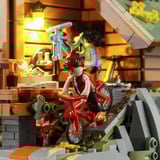 Lumibricks Bjælkehytte, Bygge legetøj 