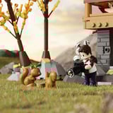 Lumibricks Bjælkehytte, Bygge legetøj 