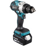 Makita Batteridrevet bore-/skruemaskine DDF486RTJ, 18 volt, Bore-/ skruemaskine Blå/Sort