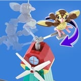 Mattel Pokémon Vindmølle på landet, Bygge legetøj Byggesæt, 7 År, Plast, 240 stk, 500,8 g