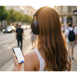 Medion Life HX1-Pure Over-Ear Hovedtelefoner Sort