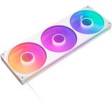 NZXT F360 RGB CORE, Sag fan Hvid
