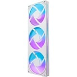 NZXT F360 RGB CORE, Sag fan Hvid