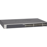 Netgear 24-Port Gigabit Smart Switch GS728TX grå, L2/L3, 10G Ethernet (100/1000/10000), Fuld duplex, Stativ-montering