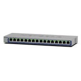 Netgear GS116 Ikke administreret L2 Gigabit Ethernet (10/100/1000) Sort, Switch Ikke administreret, L2, Gigabit Ethernet (10/100/1000)