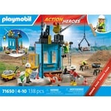 PLAYMOBIL Action Heroes Byggeplads, Bygge legetøj 