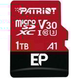 Patriot EP Series 1 TB microSDXC, Hukommelseskort Rød/Sort