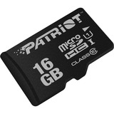 Patriot PSF16GMDC10 hukommelseskort 16 GB MicroSDHC UHS-I Klasse 10 Sort, 16 GB, MicroSDHC, Klasse 10, UHS-I, 80 MB/s, Class 1 (U1)