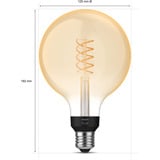 Philips Hue White Filament Lampe E27 Giant Globe G125 550 lm, LED-lampe 