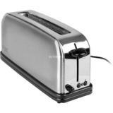 Russell Hobbs 21396-56 brødrister 2 skive(r) Sort, Rustfrit stål børstet rustfrit stål/Sort, 2 skive(r), Sort, Rustfrit stål, Knapper, Dreje