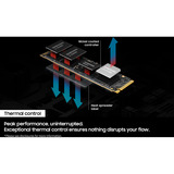 Samsung MZ-VAP4T0 4 TB M.2 PCI Express 5.0 NVMe V-NAND TLC, Solid state-drev 4 TB, M.2, 14800 MB/s