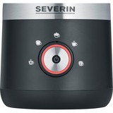Severin SM 3588, Mælkeskummer rustfrit stål/Sort