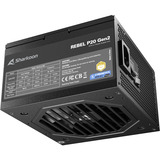 Sharkoon Rebel P20 Gen2 750, PC strømforsyning Sort