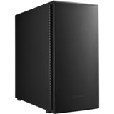 SilverStone SETA Q1 Midi Tower Blå, Towerkabinet Sort, Midi Tower, PC, Blå, EEB, ATX, EATX, micro ATX, Mini-ITX, SSI CEB, Plast, Stål, 18,2 cm