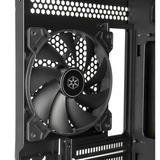 SilverStone SETA Q1 Midi Tower Blå, Towerkabinet Sort, Midi Tower, PC, Blå, EEB, ATX, EATX, micro ATX, Mini-ITX, SSI CEB, Plast, Stål, 18,2 cm