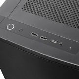 SilverStone SETA Q1 Midi Tower Blå, Towerkabinet Sort, Midi Tower, PC, Blå, EEB, ATX, EATX, micro ATX, Mini-ITX, SSI CEB, Plast, Stål, 18,2 cm