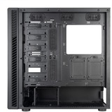 SilverStone SETA Q1 Midi Tower Blå, Towerkabinet Sort, Midi Tower, PC, Blå, EEB, ATX, EATX, micro ATX, Mini-ITX, SSI CEB, Plast, Stål, 18,2 cm