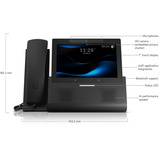 Ubiquiti UG3 Touch Enterprise, VoIP-telefon antracit