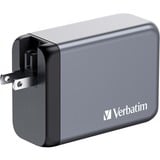 Verbatim GNC-240 Universel Sort, Grå Vekselstrøm Hurtig opladning Indendørs, Oplader grå, Indendørs, Vekselstrøm, 28 V, Sort, Grå