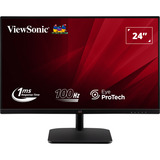 ViewSonic VA2432-MHD-3, LED-skærm Sort (mat)