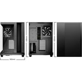 be quiet! Light Base 500 Midi Tower Sort, Towerkabinet Sort, Midi Tower, PC, Sort, ATX, micro ATX, Mini-ITX, Acrylonitrilbutadienstyren, Glas, Stål, Spil