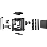 be quiet! Light Base 500 Midi Tower Sort, Towerkabinet Sort, Midi Tower, PC, Sort, ATX, micro ATX, Mini-ITX, Acrylonitrilbutadienstyren, Glas, Stål, Spil