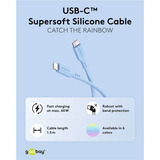 goobay Kabel Lyseblå