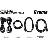 iiyama GB2470HSU-B6, Gaming Skærm Sort (mat)