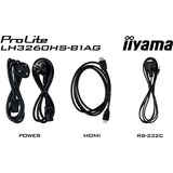 iiyama LH3260HS-B1AG, Offentlig visning Sort