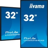 iiyama LH3260HS-B1AG, Offentlig visning Sort