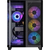 ALTERNATE Gaming-PC • RTX 5080 • AMD Ryzen™ 7 9800X3D • 32 GB RAM Renoveret, Gaming PC Sort/gennemsigtig