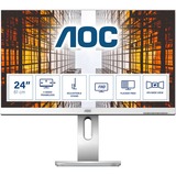 AOC P1 X24P1/GR computerskærm 61 cm (24") 1920 x 1200 pixel WUXGA LED Grå, LED-skærm Sølv, 61 cm (24"), 1920 x 1200 pixel, WUXGA, LED, 4 ms, Grå