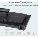 ASUS PA24US, LED-skærm Sort