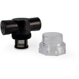 Alphacool ES Inline partikel filter 2x G1/4" hun Sort/gennemsigtig