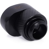Alphacool Istap 8mm drejelig overgangsstykke G1/4 AG til G1/4 IG, Forbindelse Sort