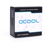 Alphacool Istap 8mm drejelig overgangsstykke G1/4 AG til G1/4 IG, Forbindelse Sort